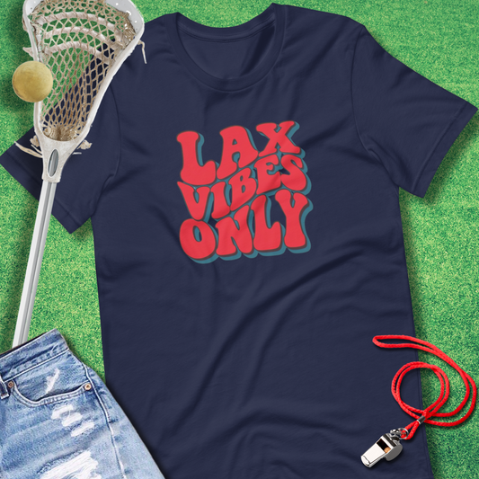 Lax Vibes Only USA T-Shirt