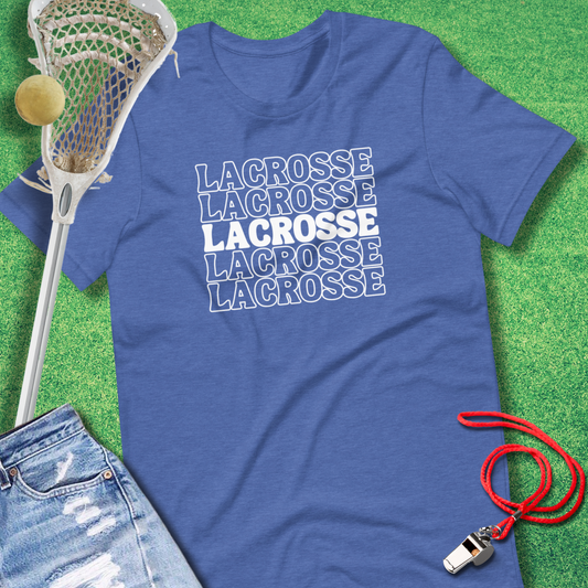 Lacrosse On Repeat T-Shirt