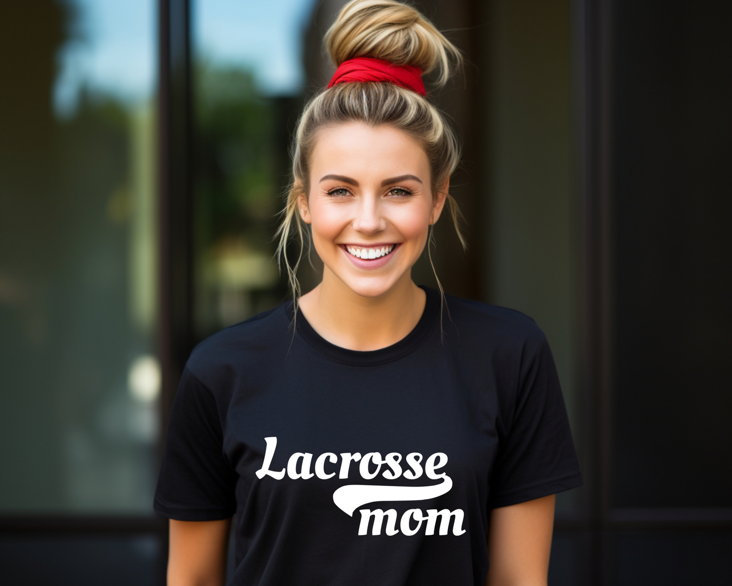 Lacrosse Mom Vintage Style T-Shirt