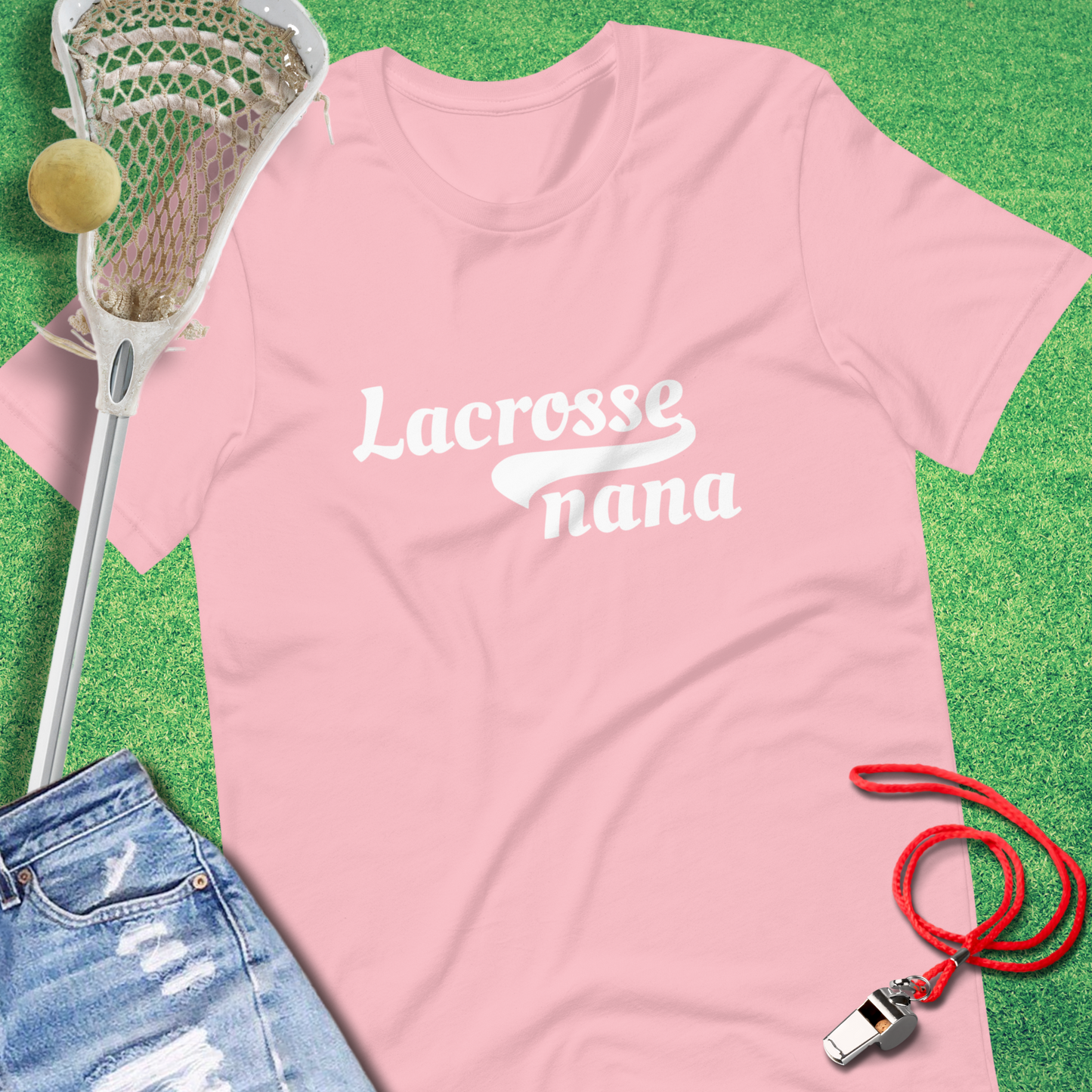 Lacrosse Nana Vintage Style T-Shirt