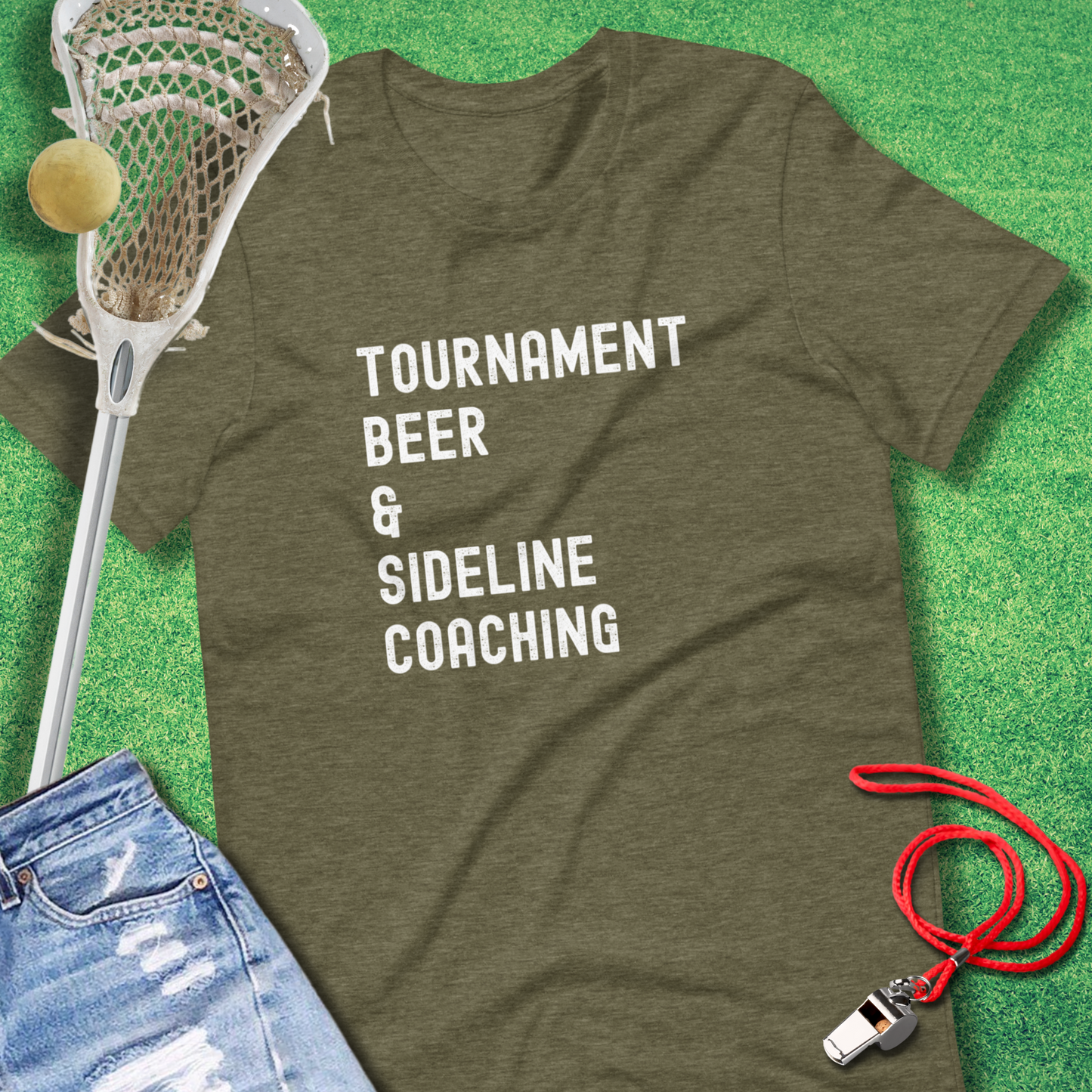 Tournament Beer and Sideline Coaching T-Shirt