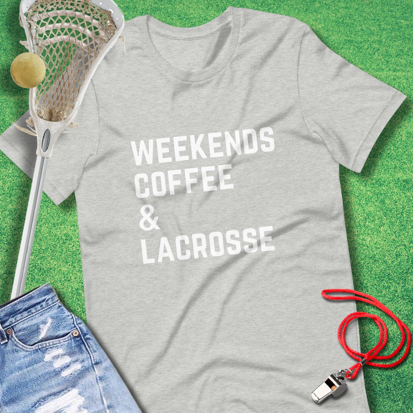 Weekends, Coffee & Lacrosse T-Shirt