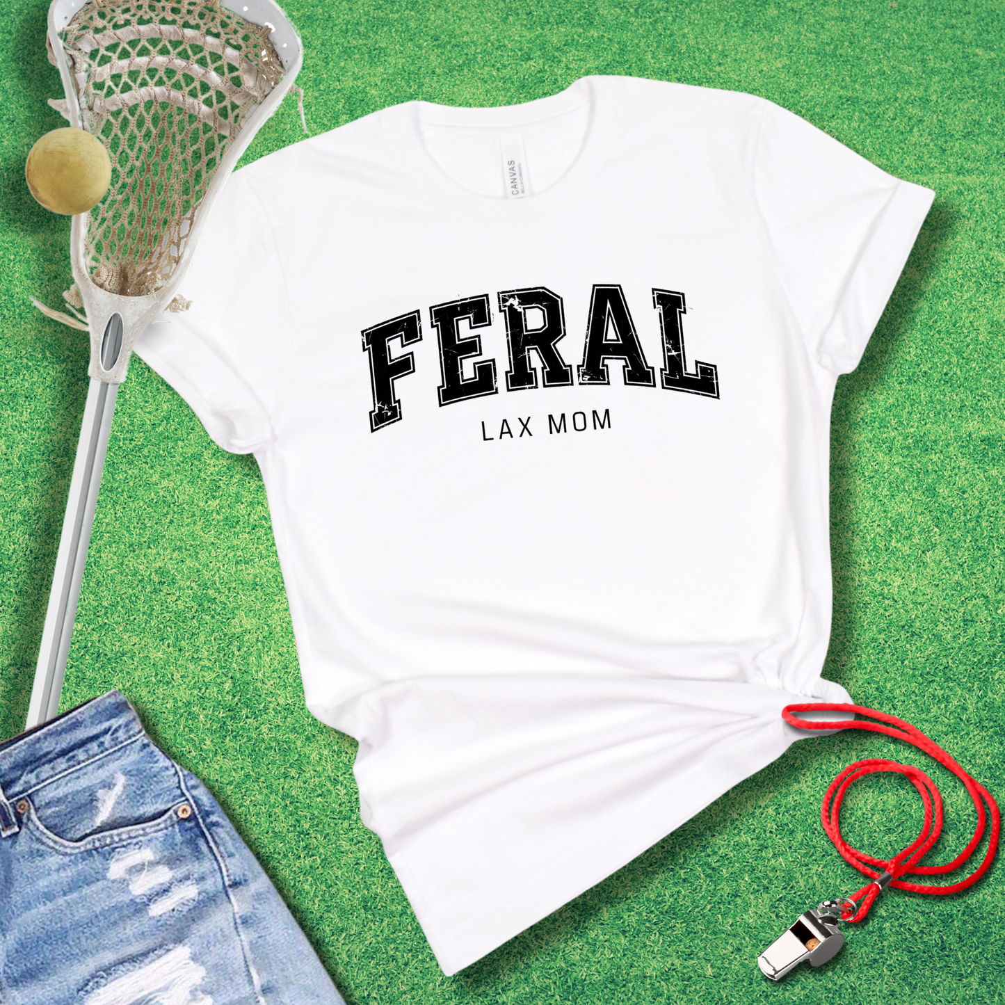 Feral Lax Mom t-shirt