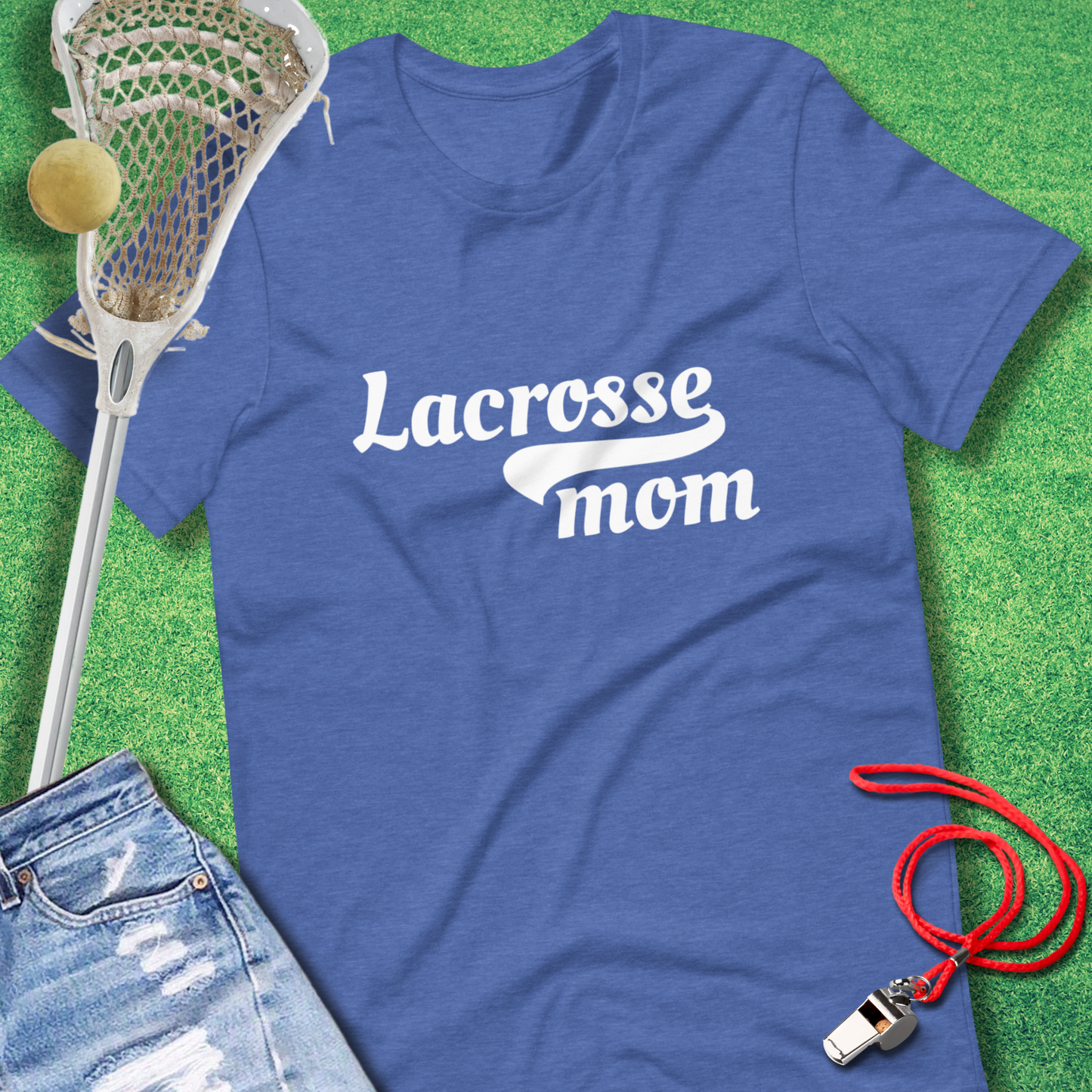 Lacrosse Mom Vintage Style T-Shirt