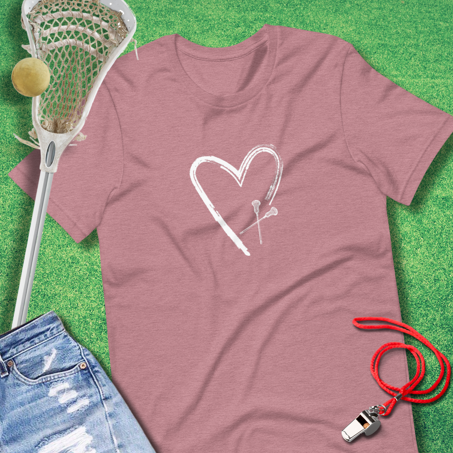 Heart Lacrosse T-Shirt