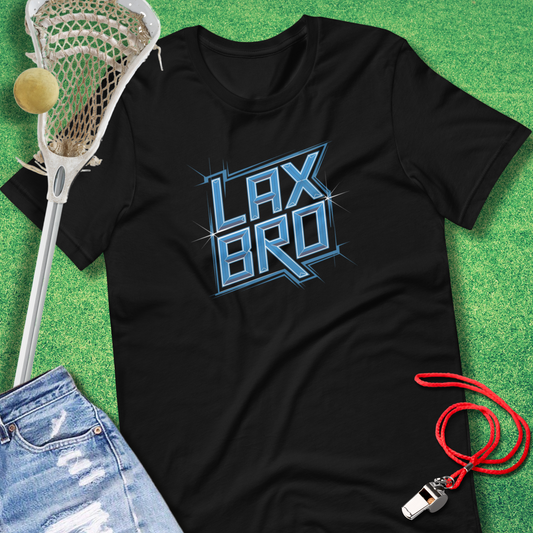 Lax Bro Blue Chrome T-Shirt