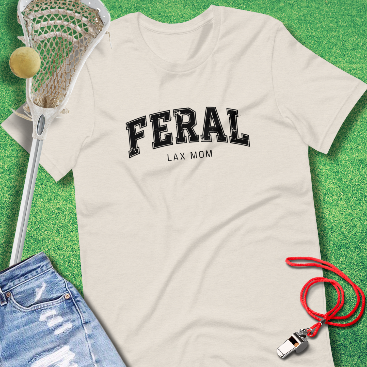 Feral Lax Mom t-shirt