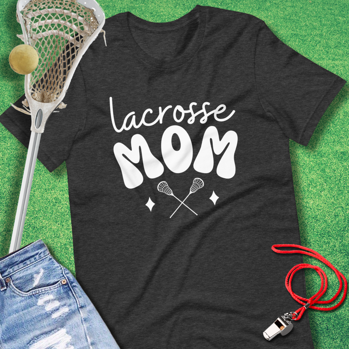 Lacrosse Mom: Vintage Vibes T-Shirt