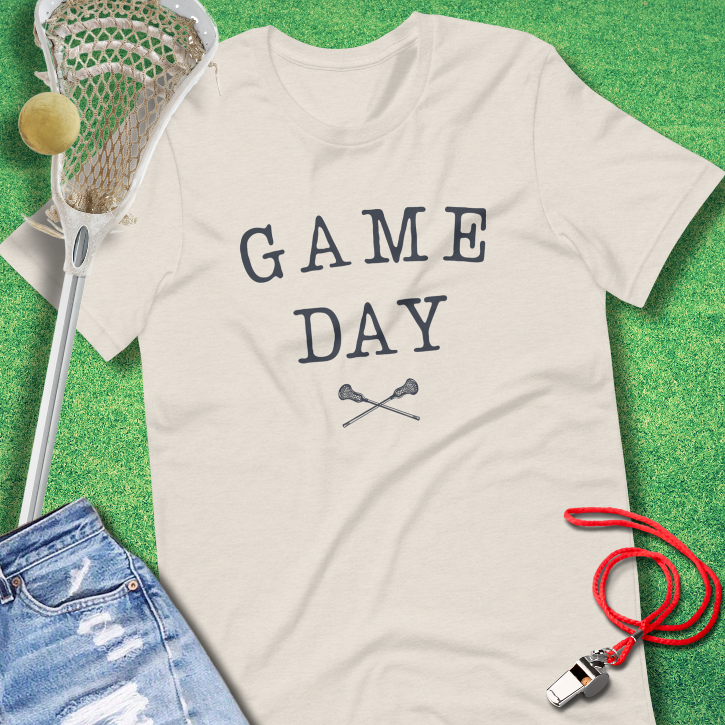 Typed Game Day Lacrosse T-Shirt