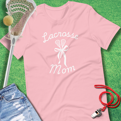 Lacrosse Mom: Sticks & Bows T-Shirt