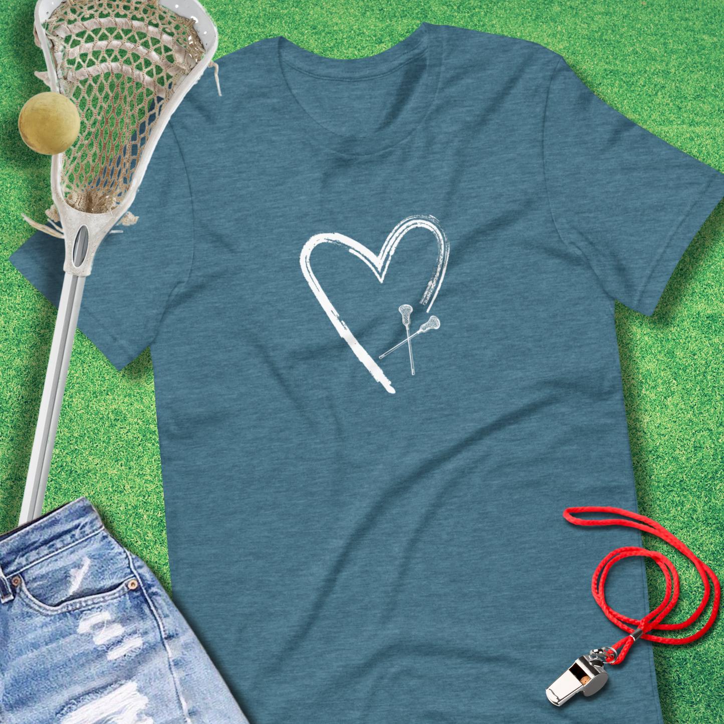 Heart Lacrosse T-Shirt