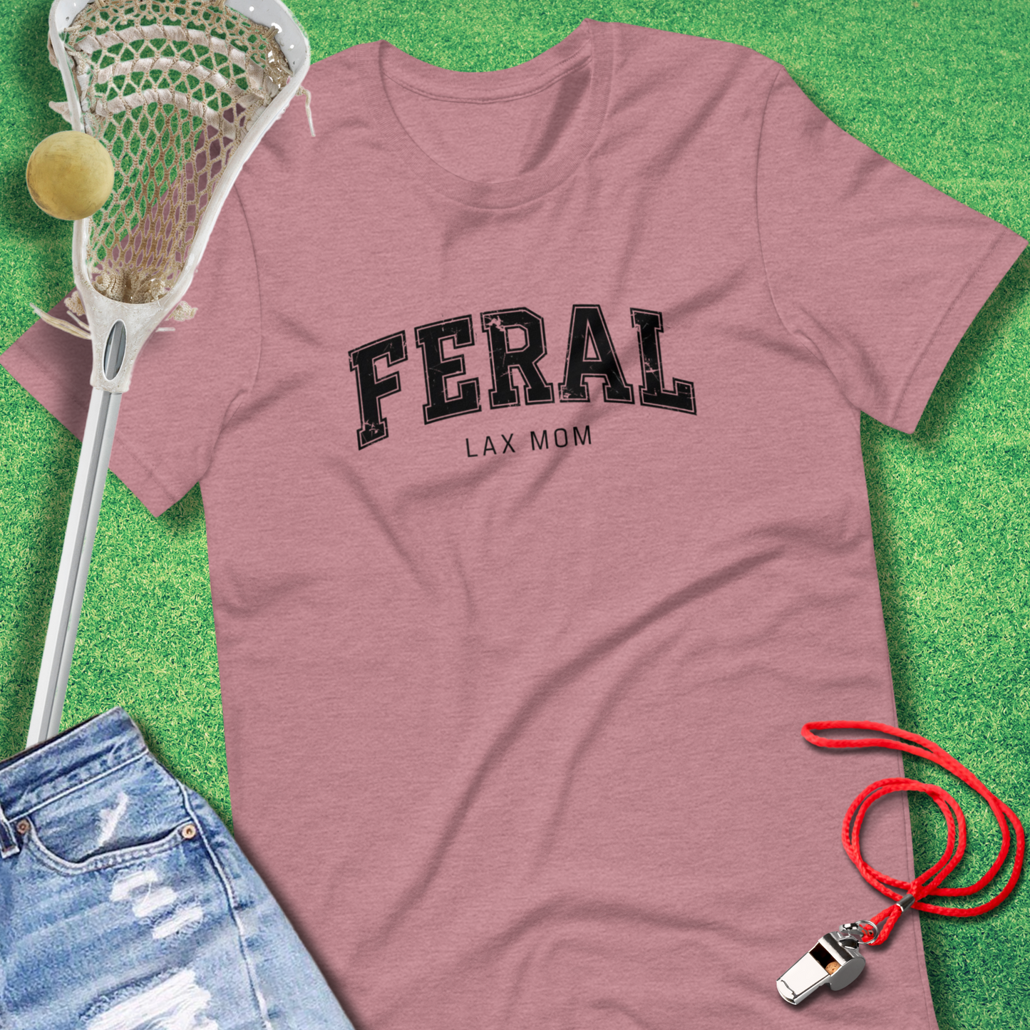 Feral Lax Mom t-shirt