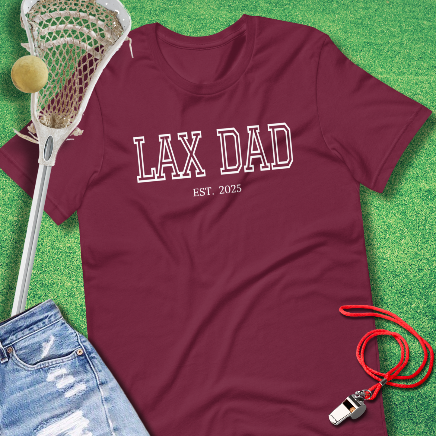 Lax Dad Est 2025 T-Shirt