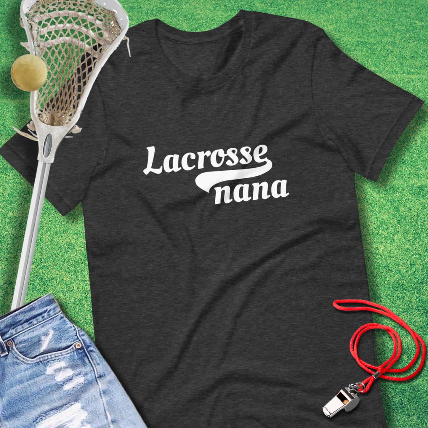 Lacrosse Nana Vintage Style T-Shirt