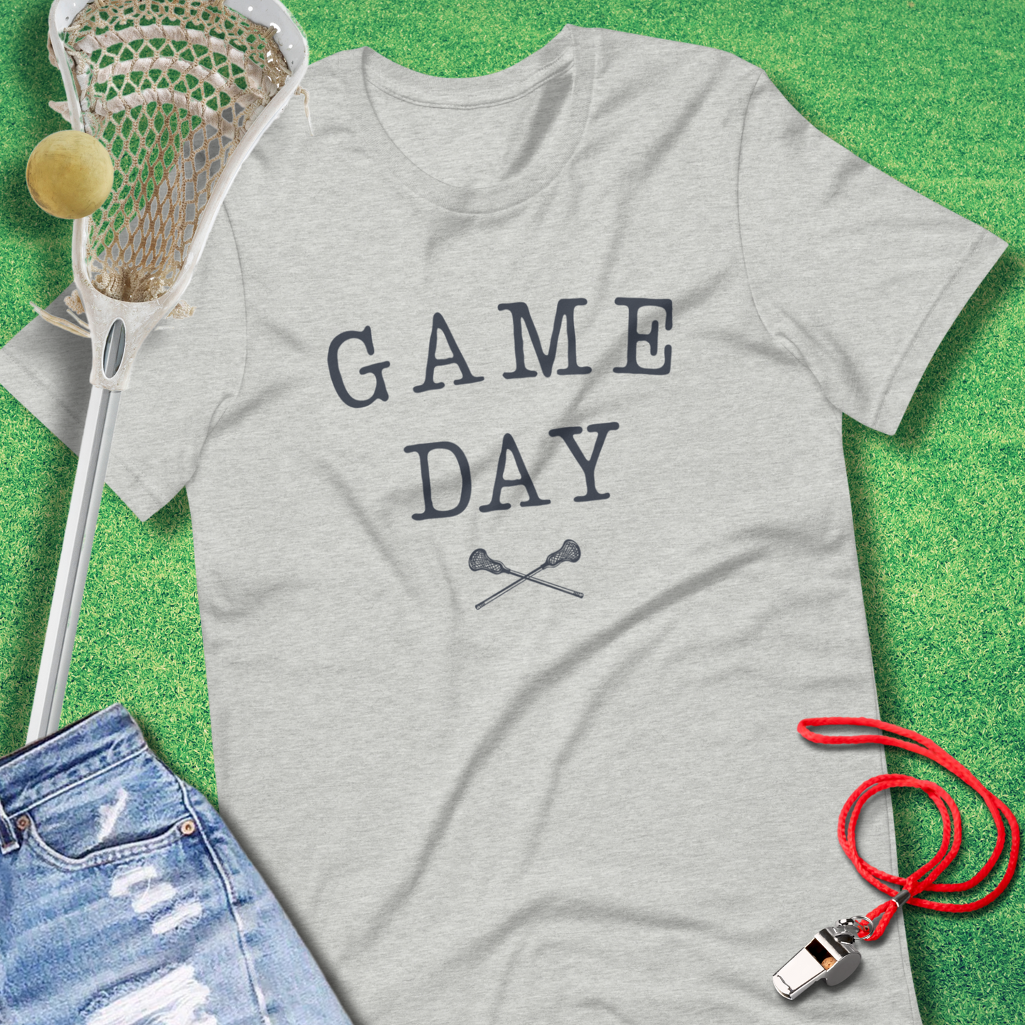 Typed Game Day Lacrosse T-Shirt