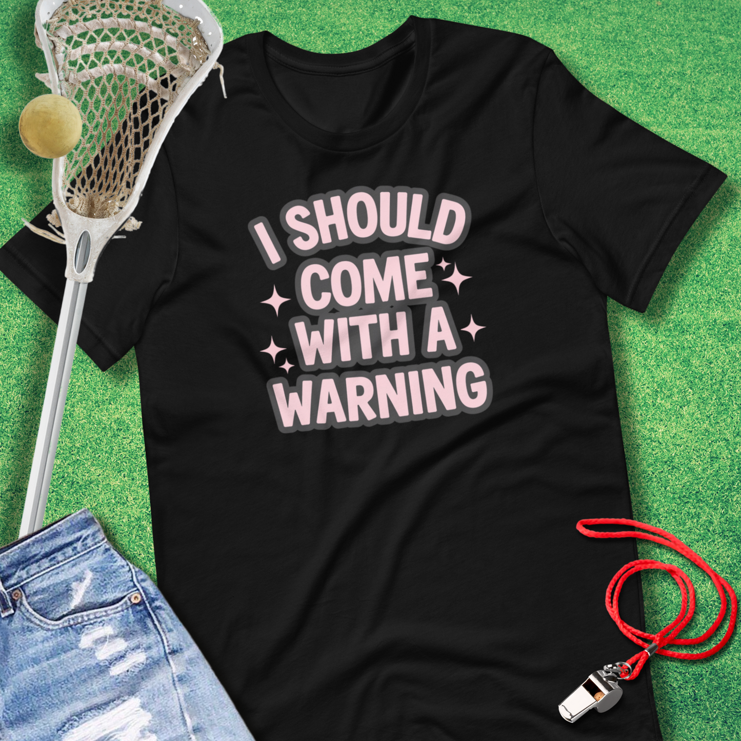 I Should Come With a Warning Mom T-Shirt