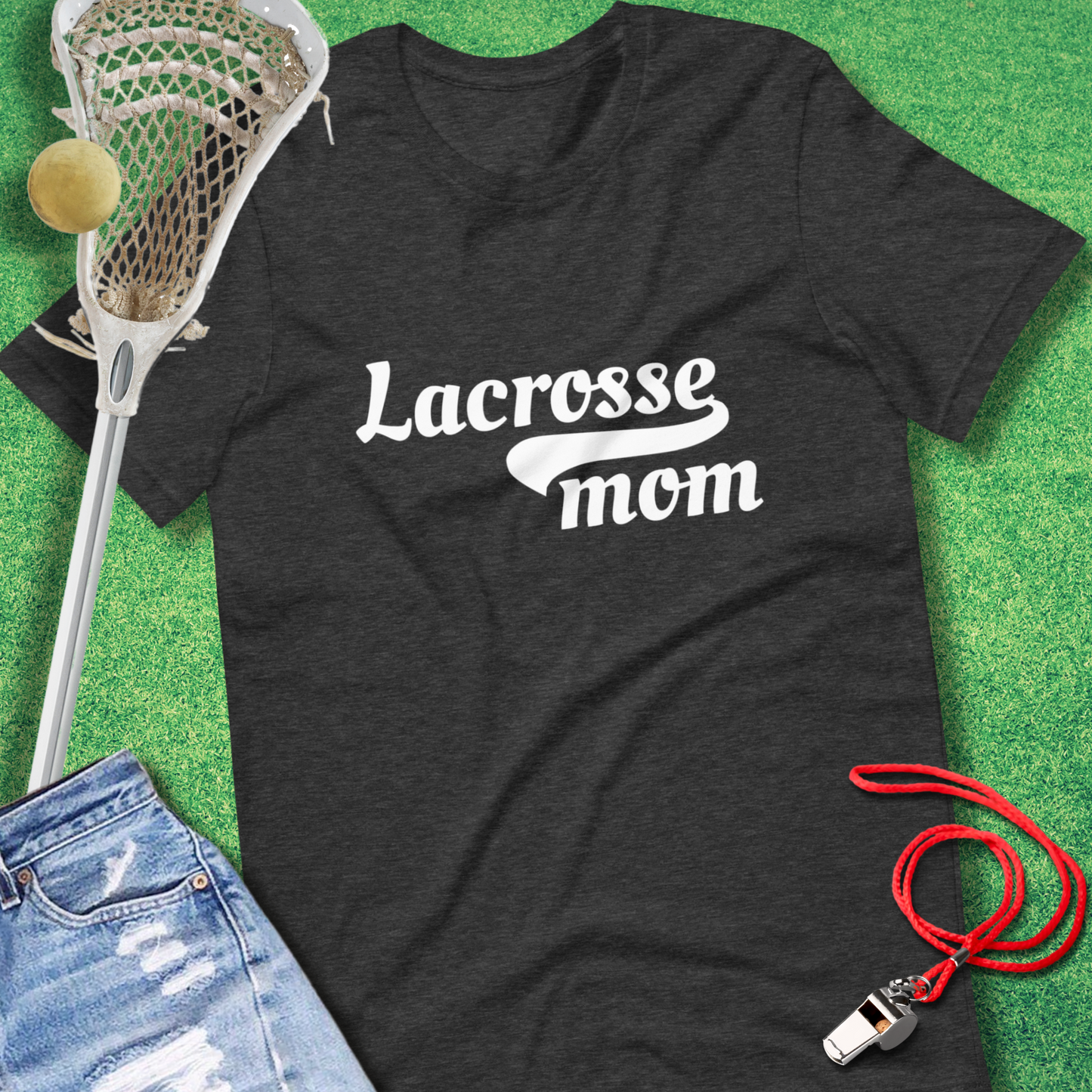 Lacrosse Mom Vintage Style T-Shirt