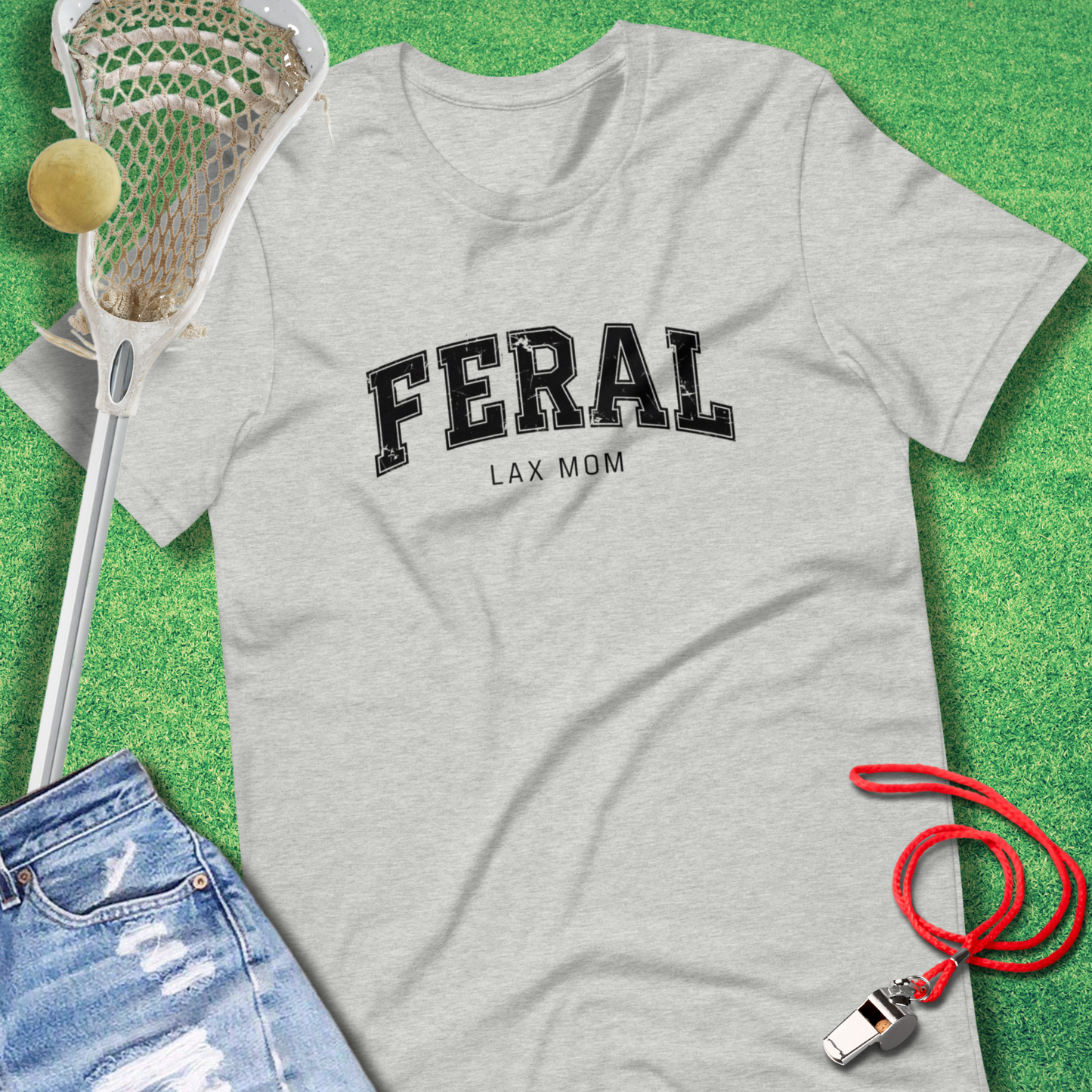 Feral Lax Mom t-shirt