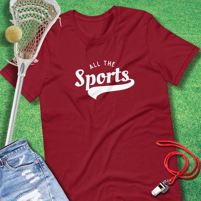 All the Sports T-Shirt in Cardinal - funny T-Shirt for gameday | Sideline Gods