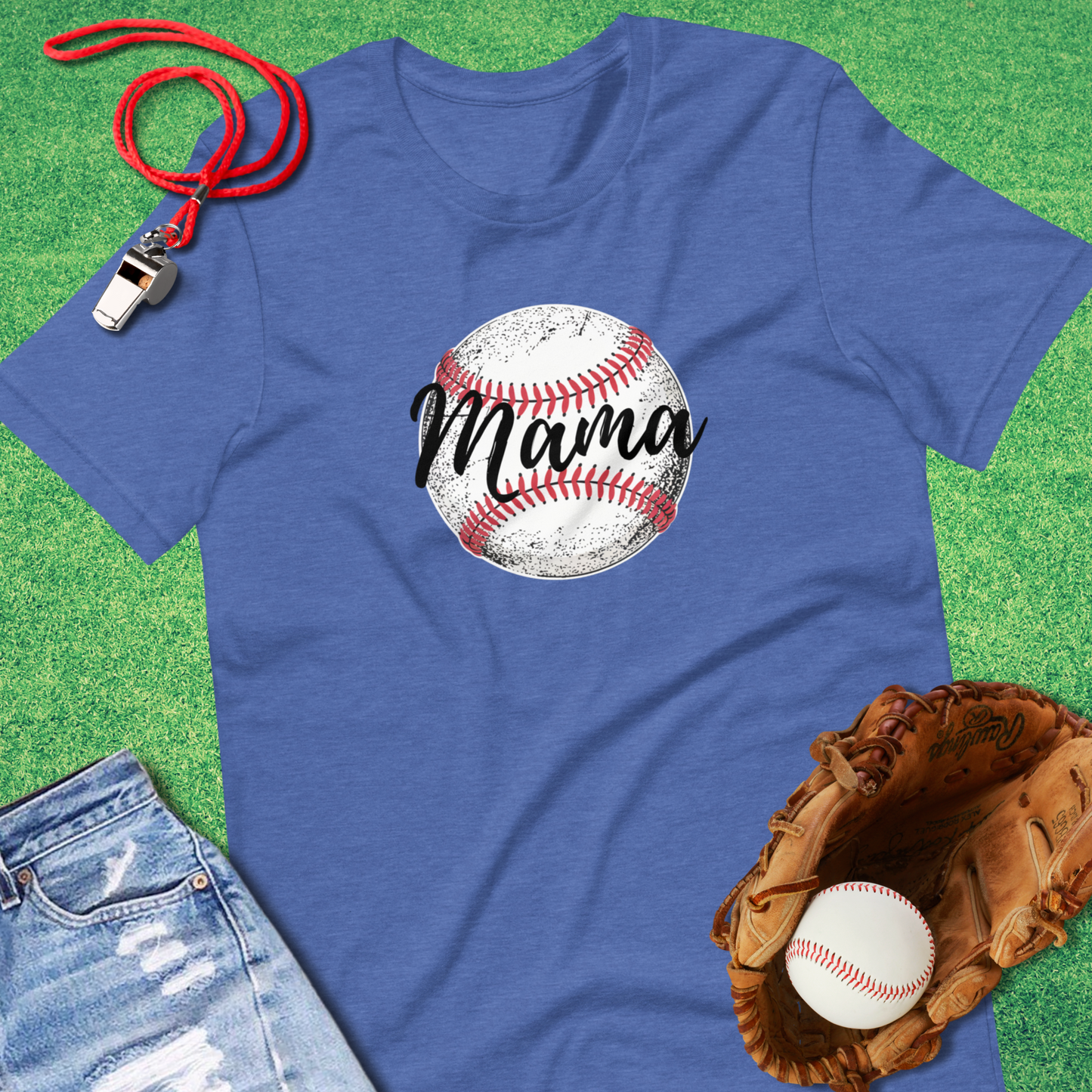 Baseball Mama Icon T-Shirt