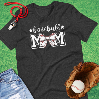 Baseball Mom Bow T-Shirt