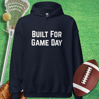 Built For Game Day Hoodie in Purple - sports parents Hoodie funny | Sideline Gods