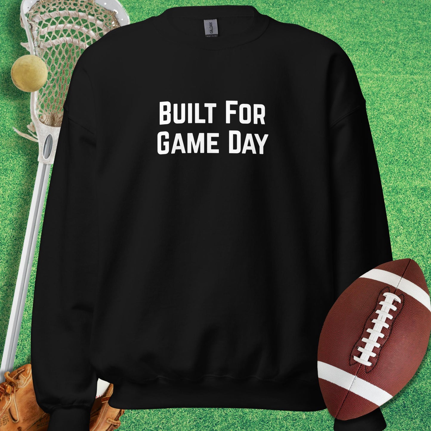 Built For Game Day Sweatshirt in Black - game day Sweatshirt | Sideline Gods