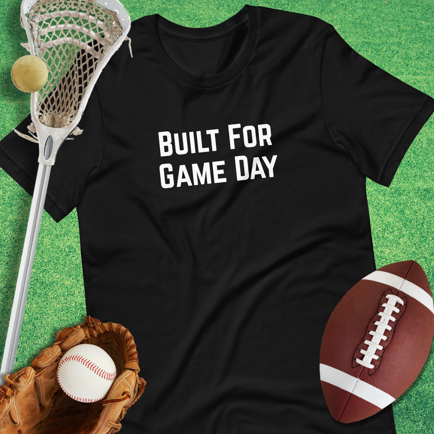 Built For Game Day T-Shirt in Black - game day T-Shirt | Sideline Gods