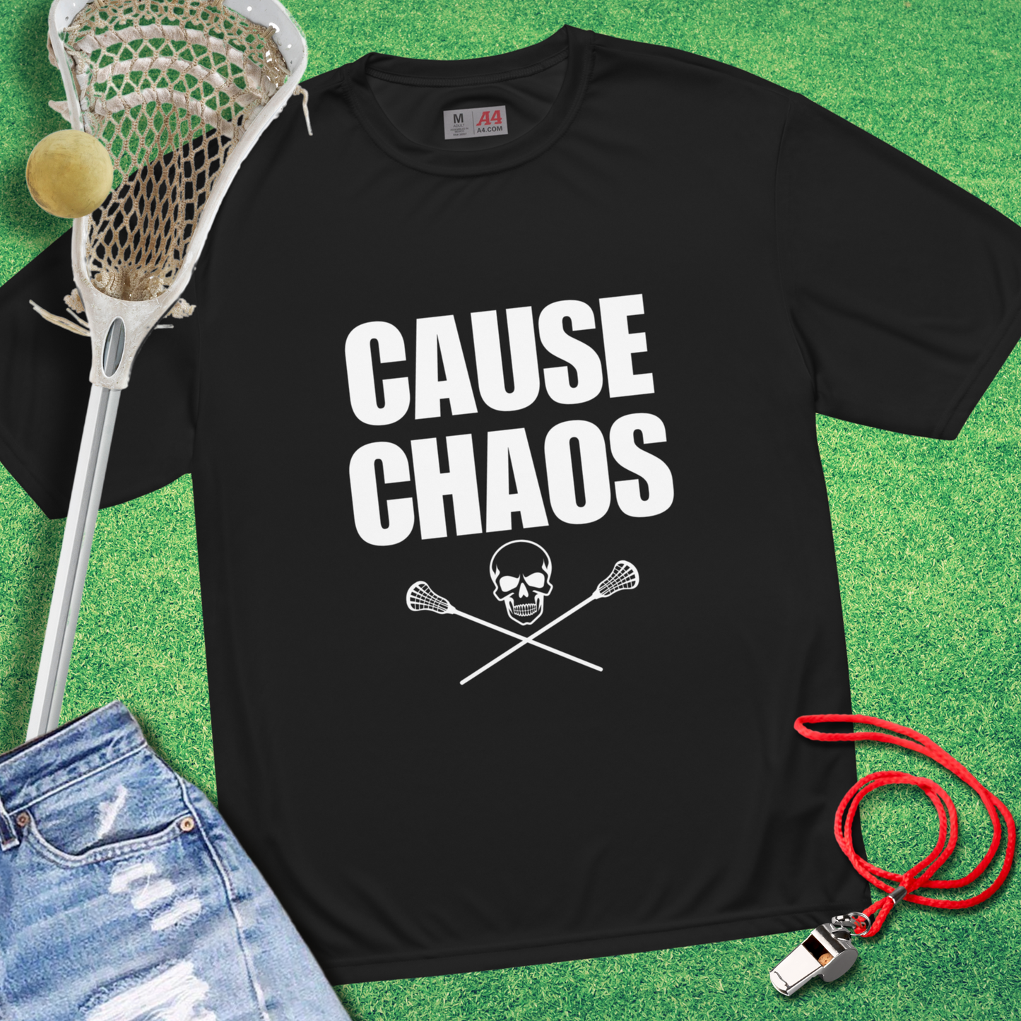 Cause Chaos Performance Tee