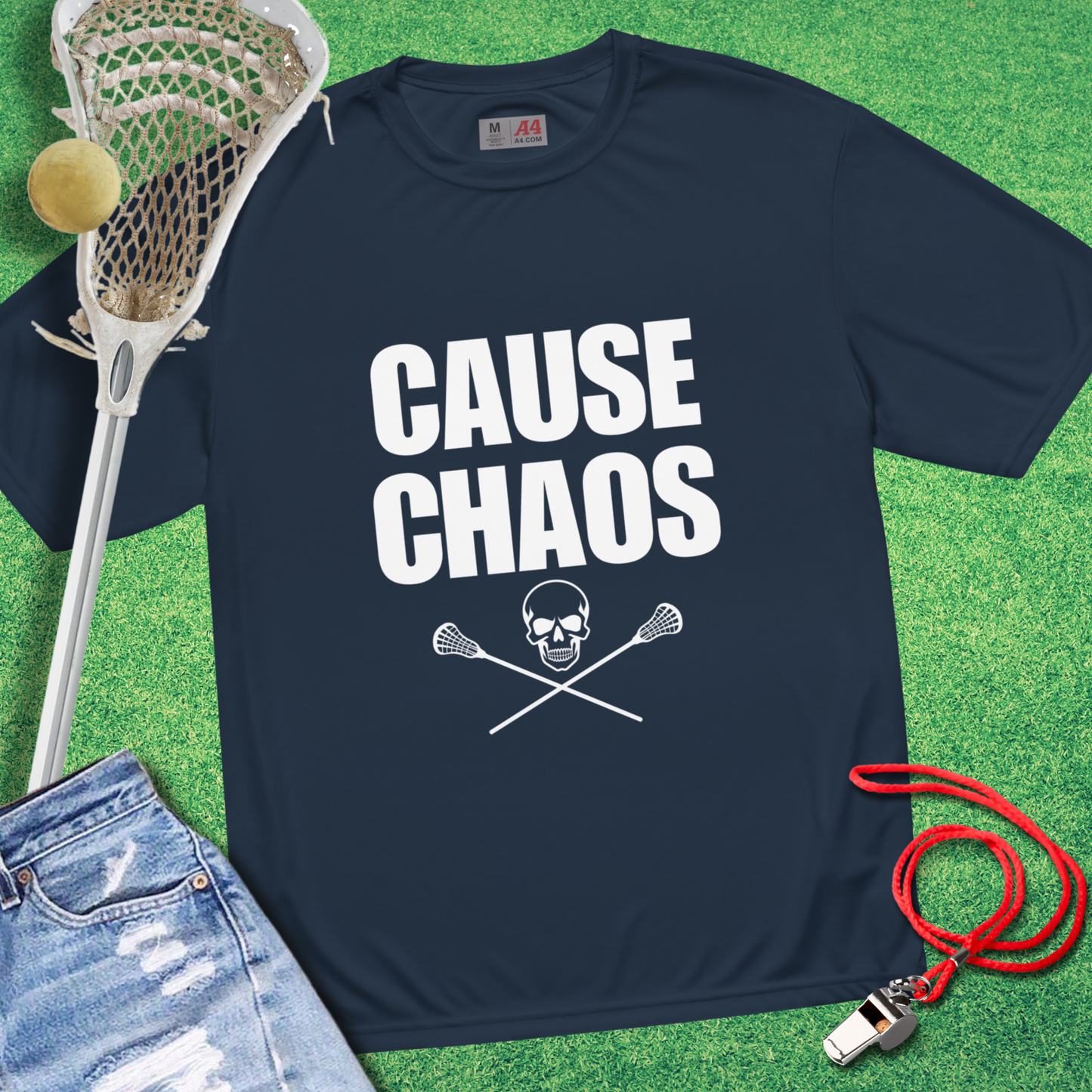 Cause Chaos Performance Tee