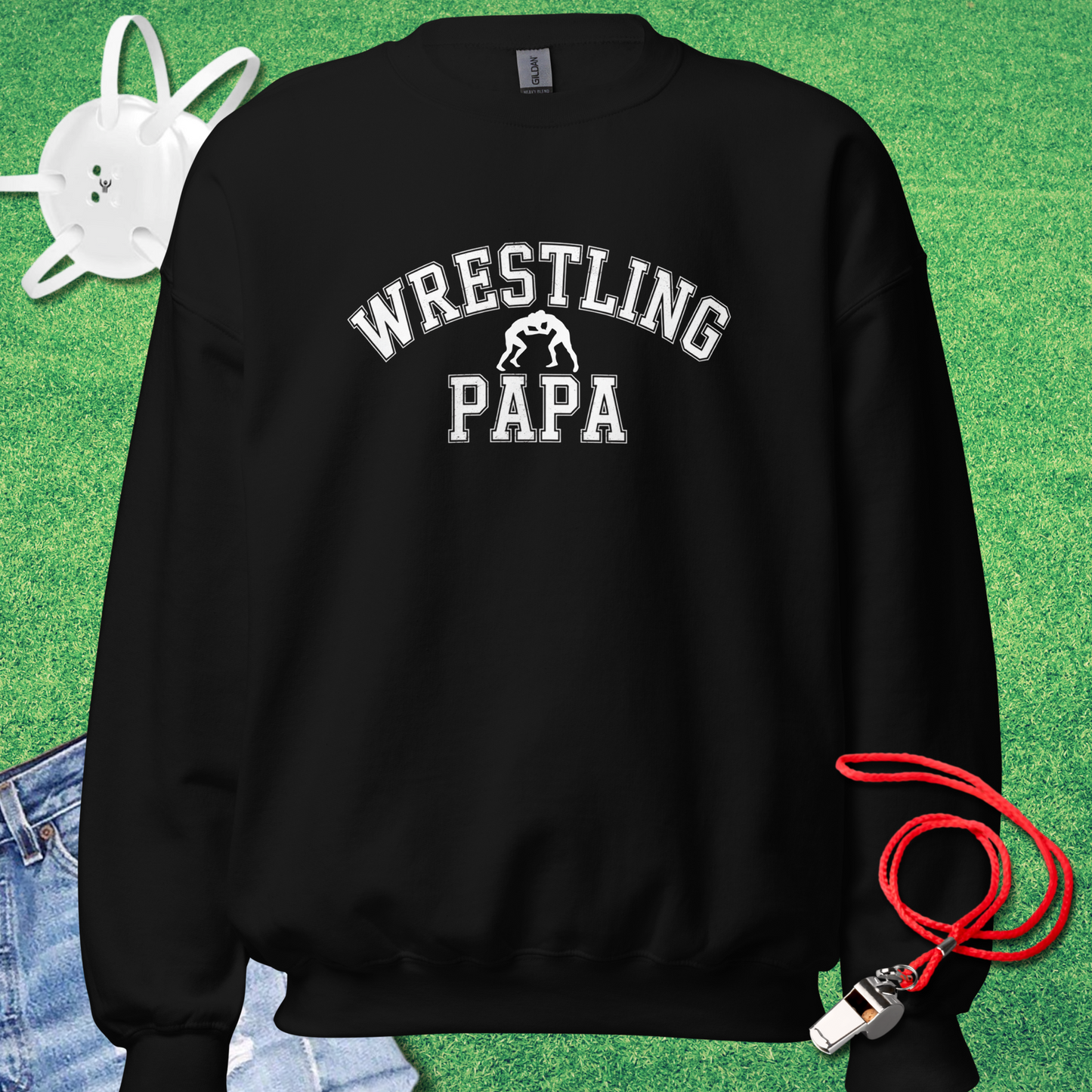 Collegiate Wrestling Papa Sweatshirt