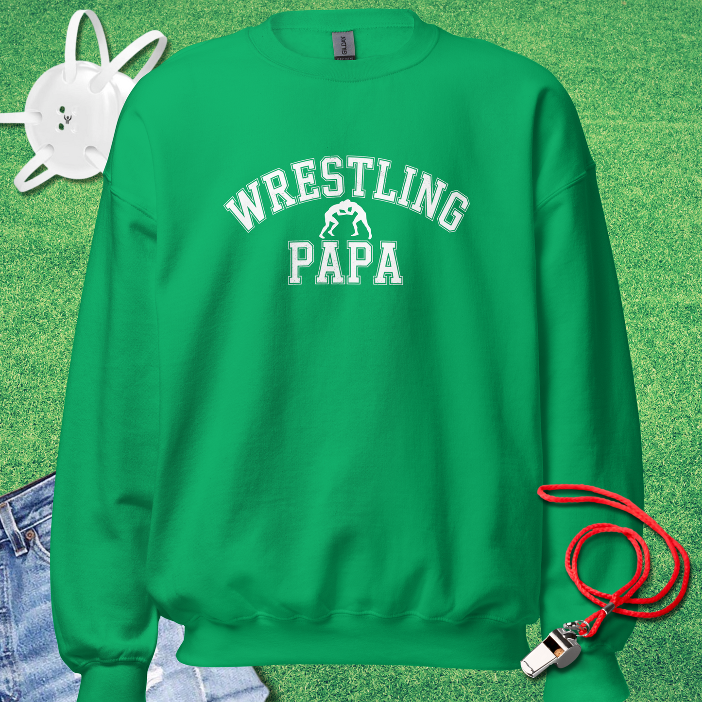 Collegiate Wrestling Papa Sweatshirt