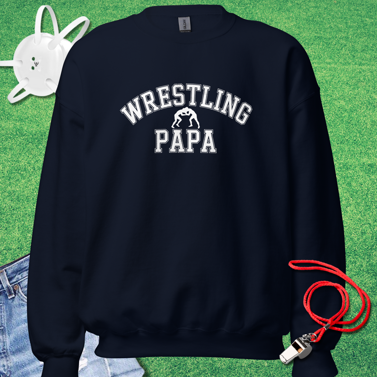 Collegiate Wrestling Papa Sweatshirt