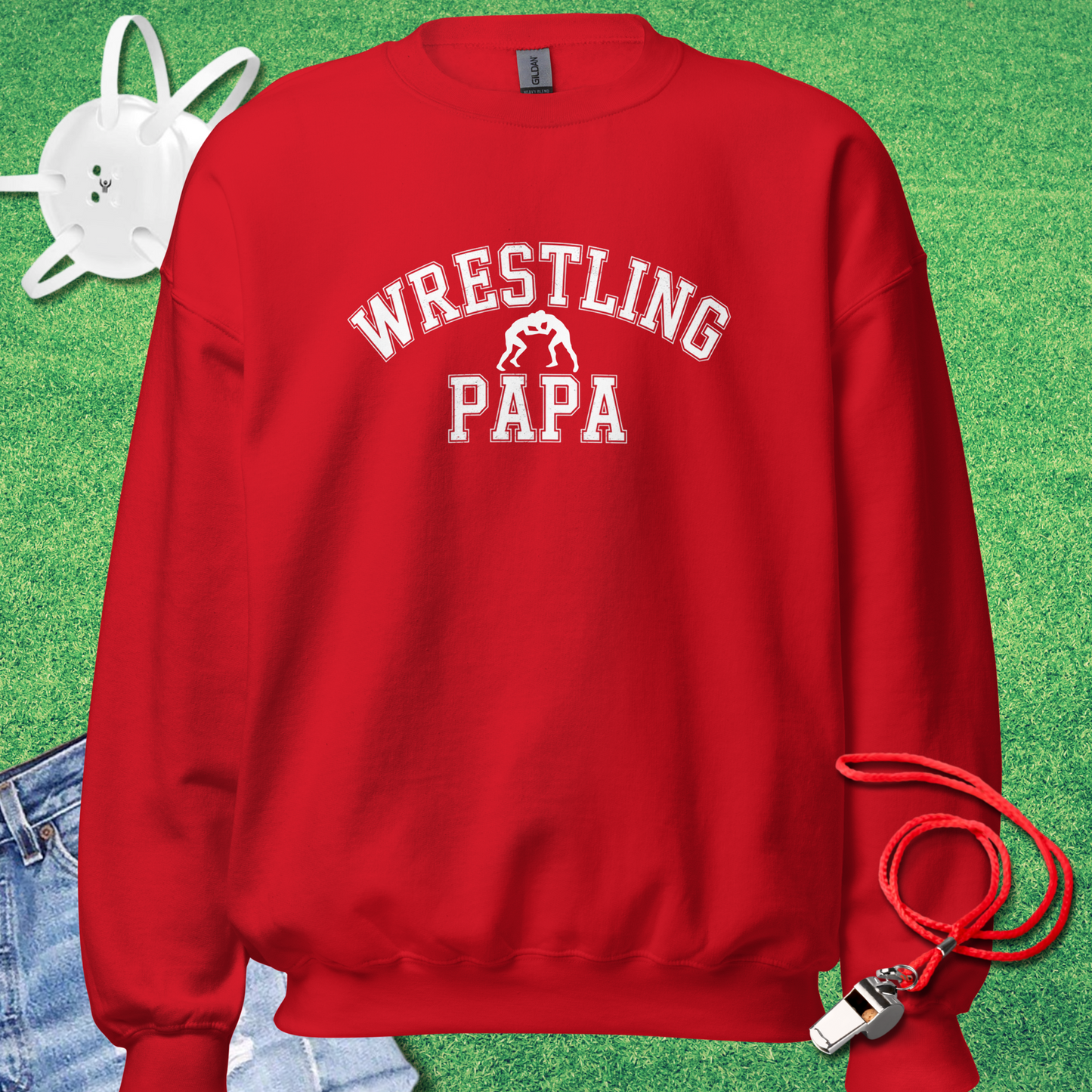 Collegiate Wrestling Papa Sweatshirt