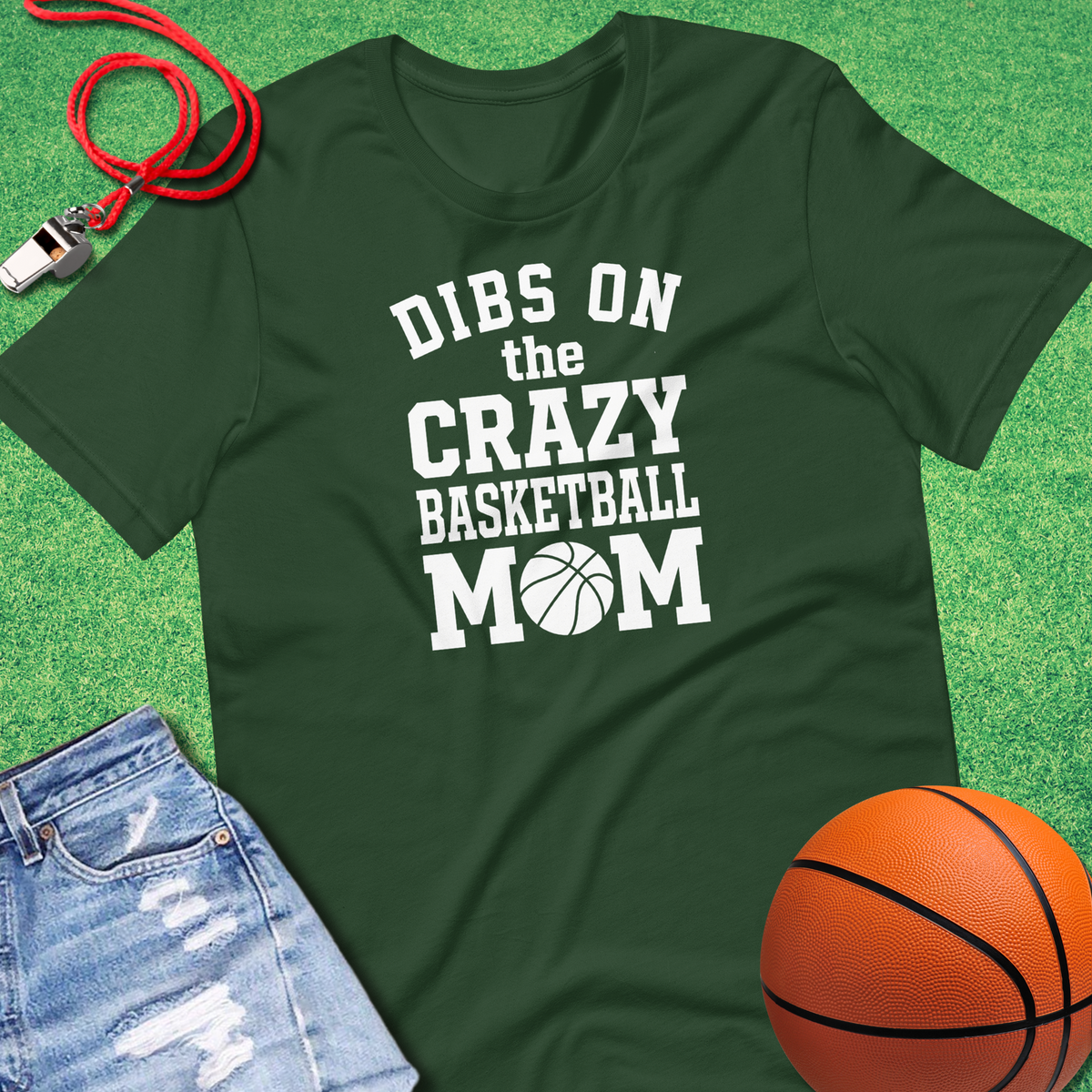 Dibs on Crazy Basketball Mom T-Shirt
