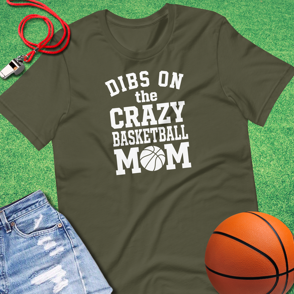 Dibs on Crazy Basketball Mom T-Shirt