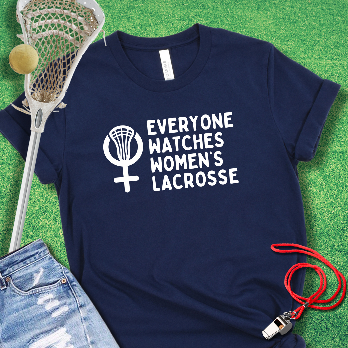 Unisex short sleeve women’s lacrosse shirt, ideal for games, practices, and sports lovers