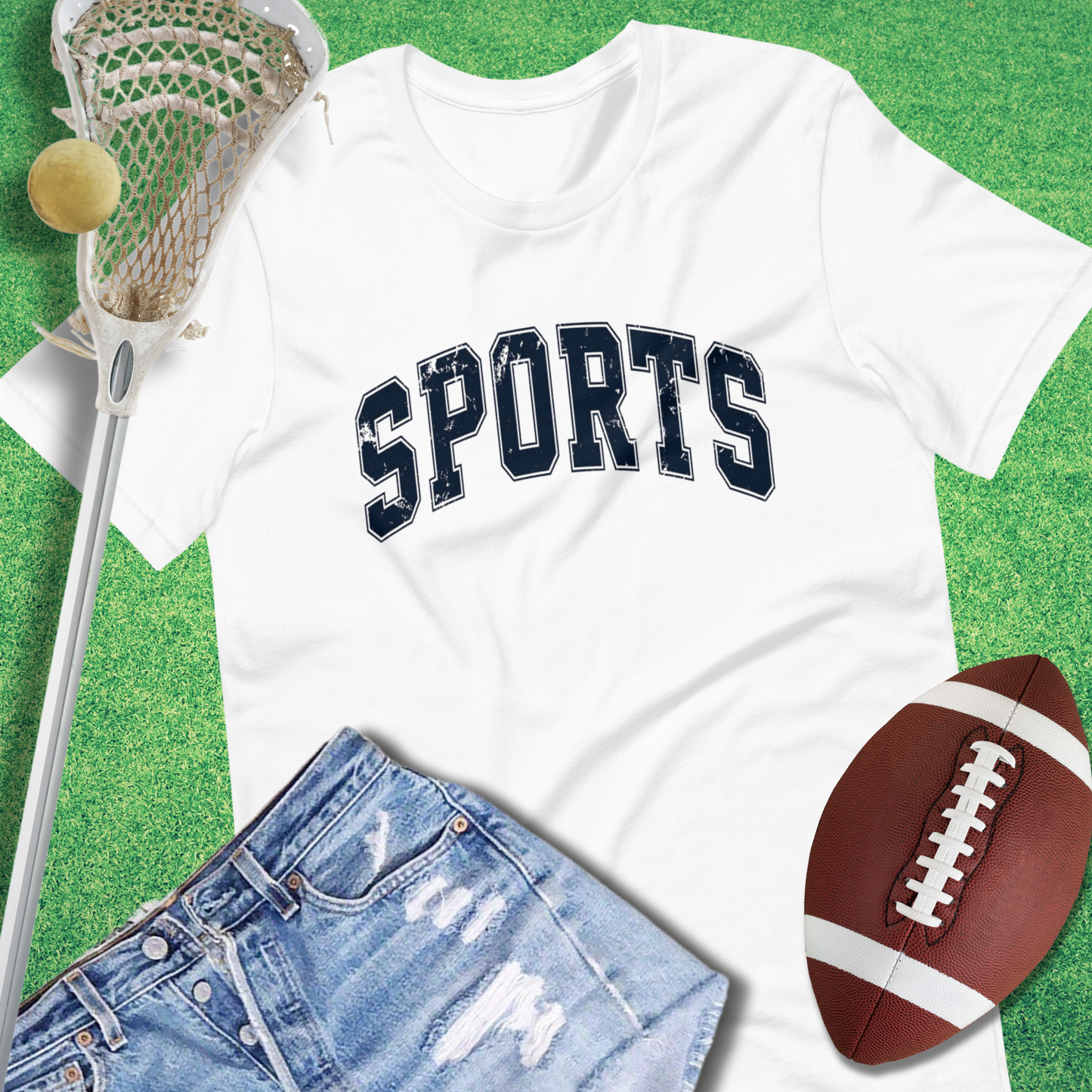 Varsity Sports Distressed T-Shirt