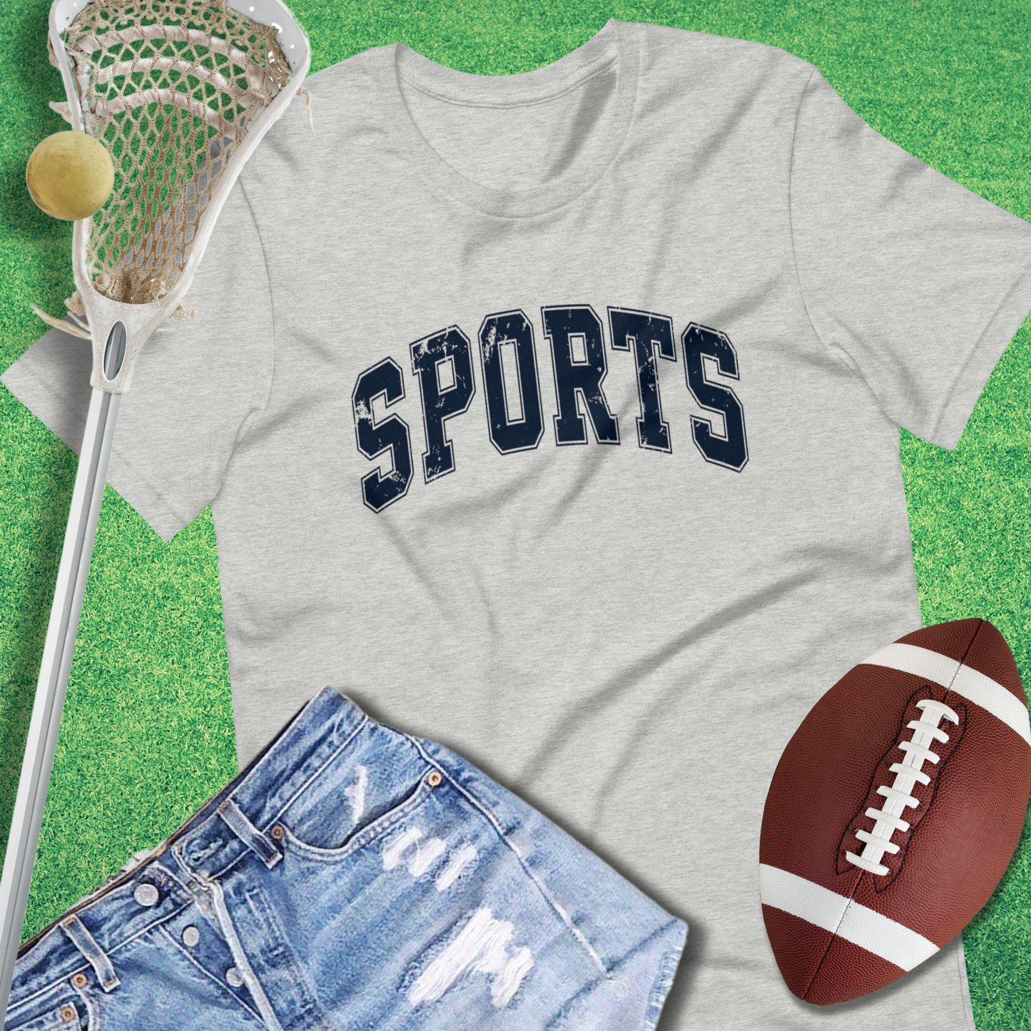 Varsity Sports Distressed T-Shirt