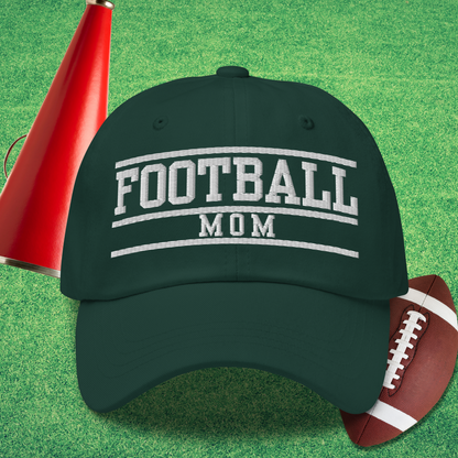 Football Mom Varsity Hat in Spruce - Sideline Mom Hat | Sideline Gods