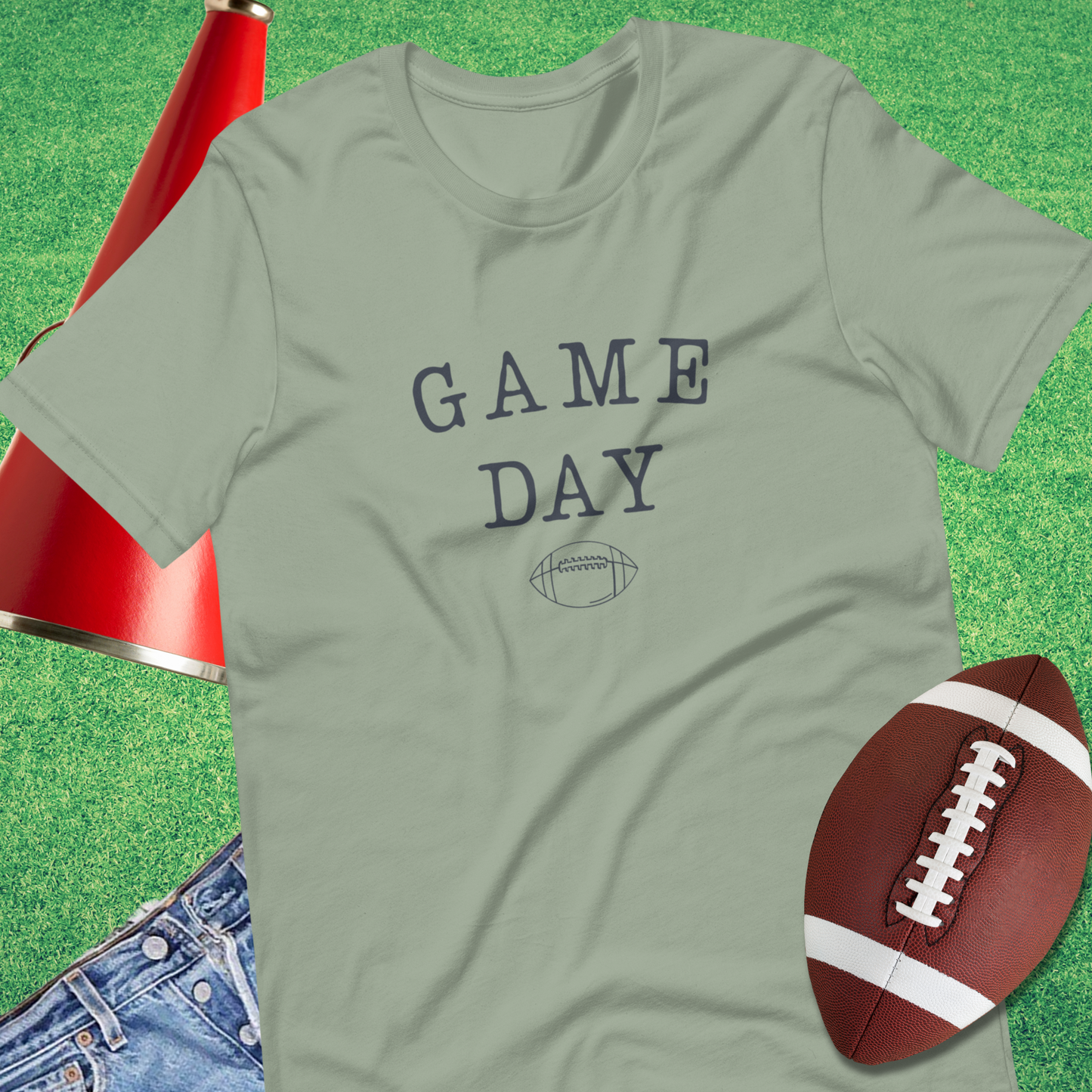 Soft cotton Game Day football shirt perfect for fans and tailgates