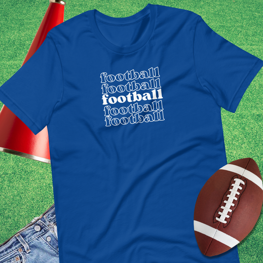 Football on Repeat T-Shirt