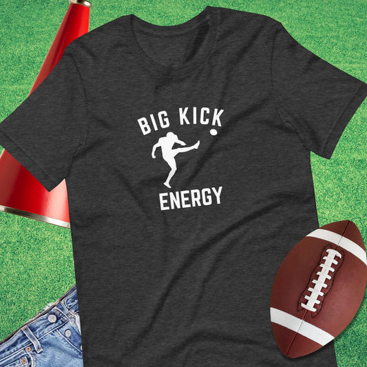 Big Kicker Energy Football T-Shirt