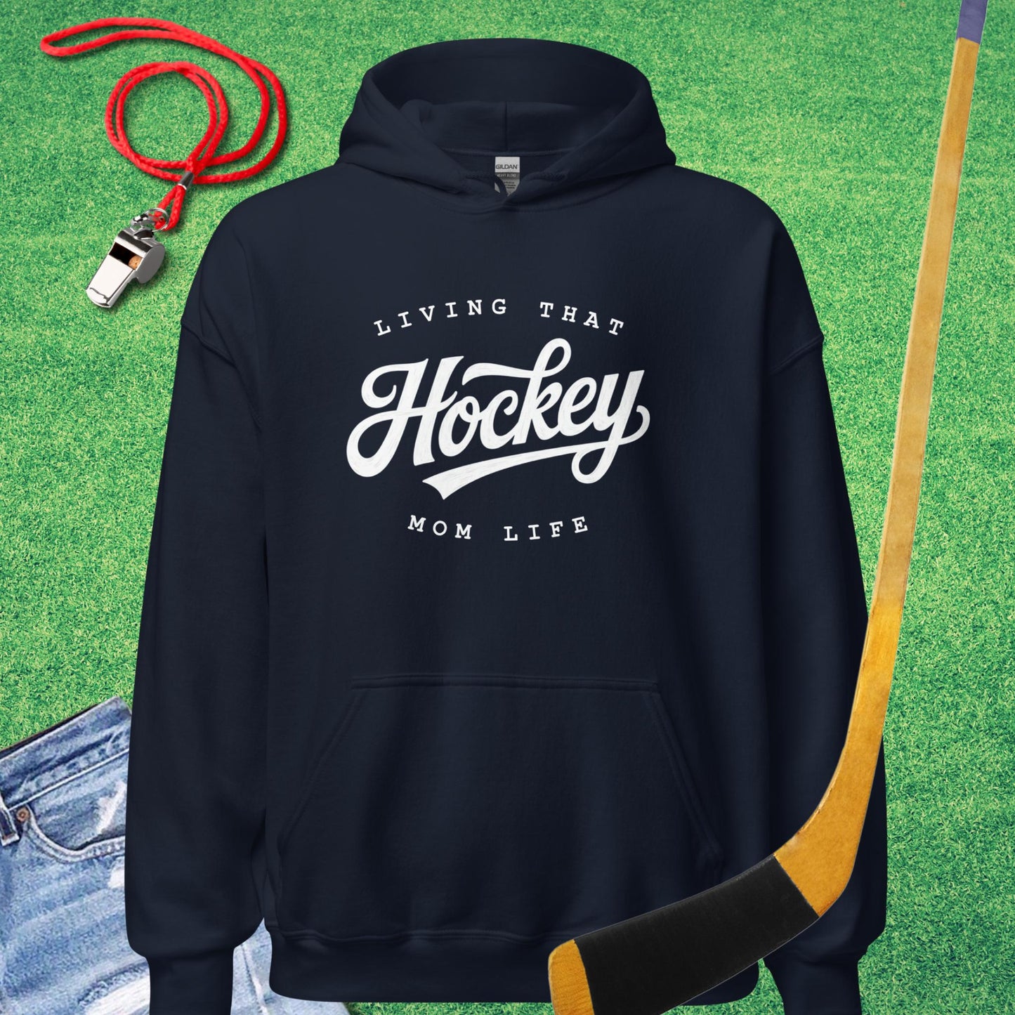 Living That Hockey Mom Life Hoodie