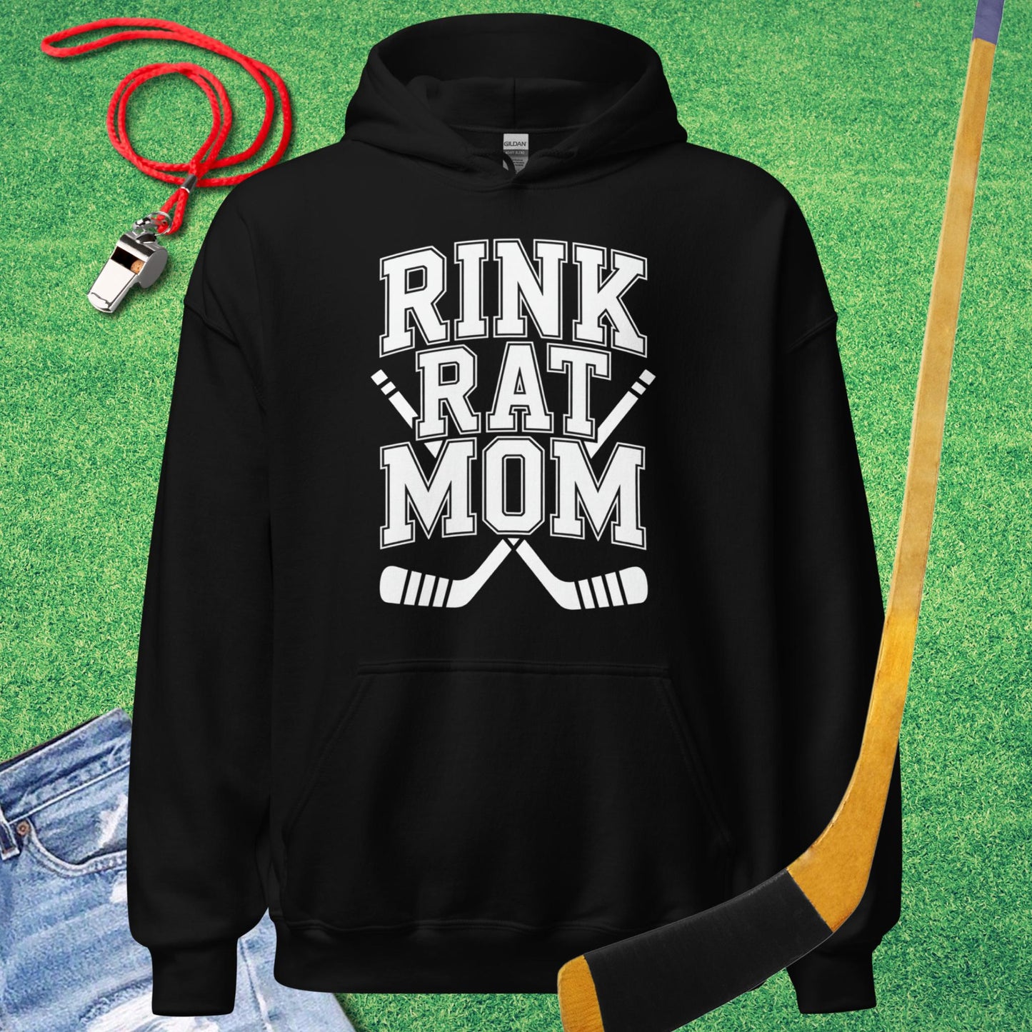 Rink Rat Mom Hoodie