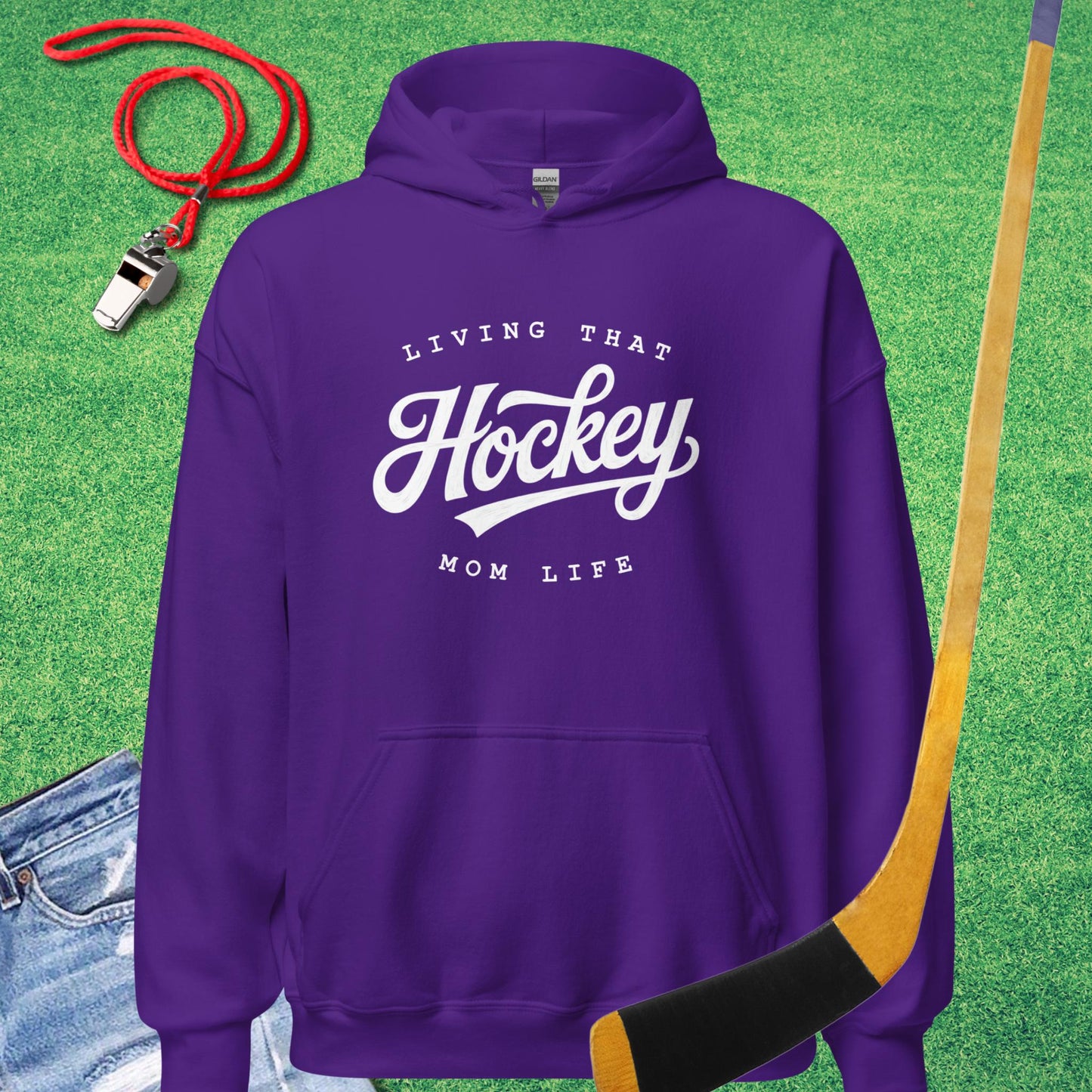 Living That Hockey Mom Life Hoodie