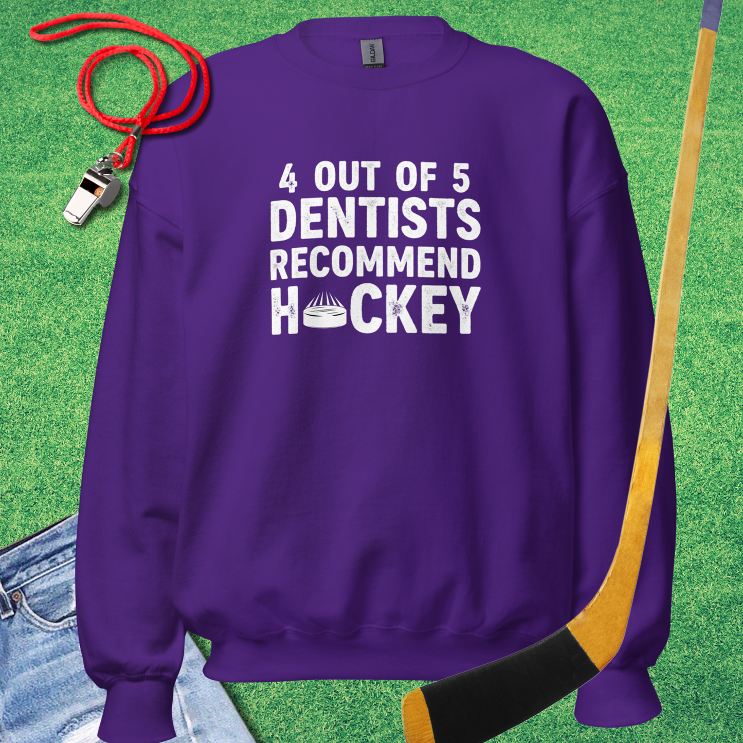 Dentists Recommend Hockey Sweatshirt