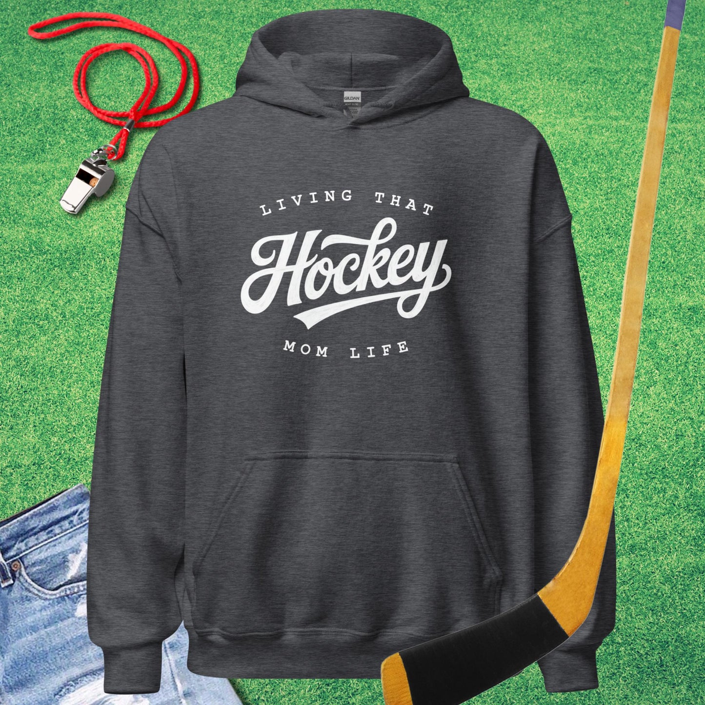 Living That Hockey Mom Life Hoodie