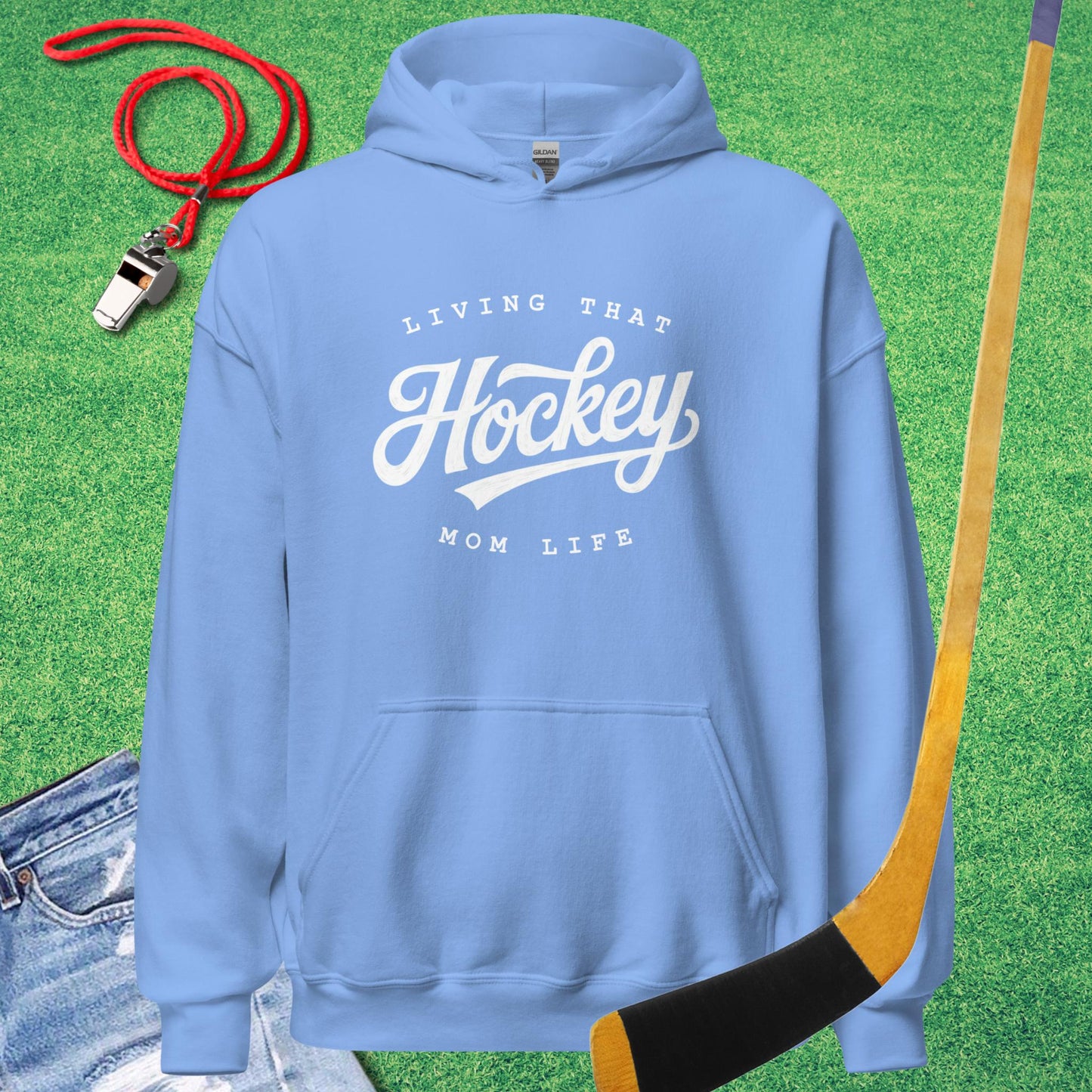 Living That Hockey Mom Life Hoodie