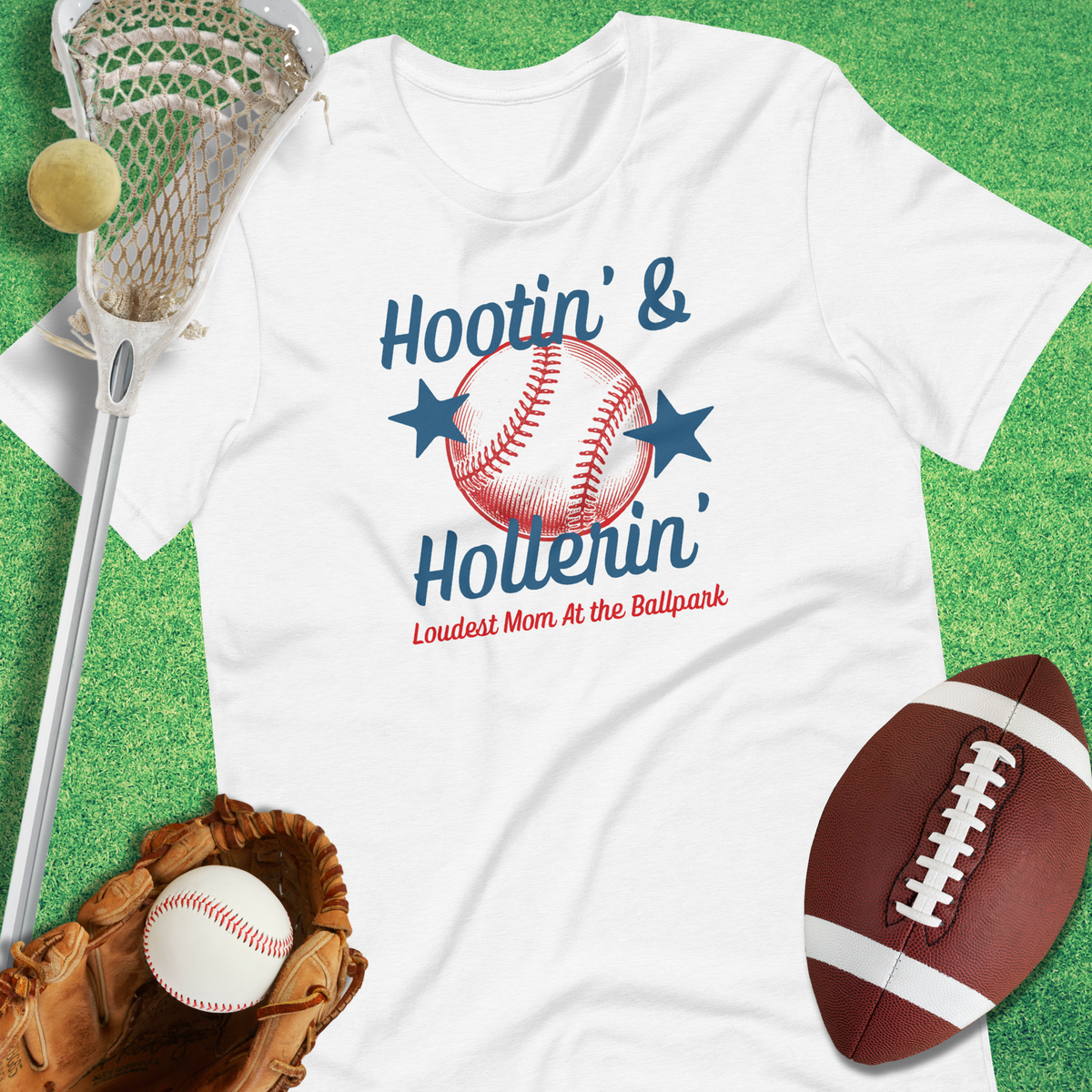 Hootin' and Hollerin' Baseball T-Shirt